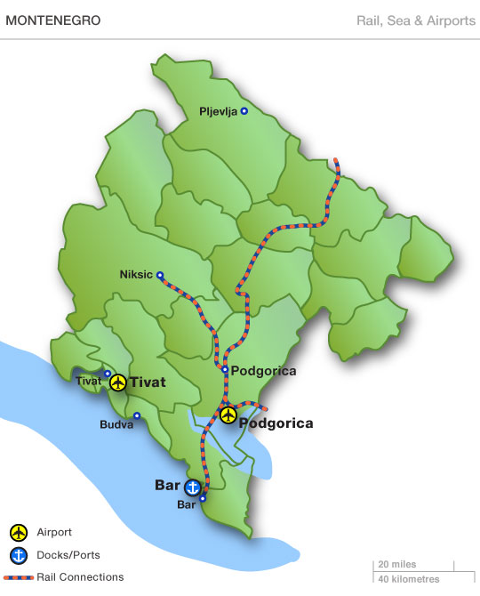 Priprema glavnog projekta za investiranje u željezničku infrastrukturu Crne Gore